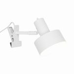 Nordlux Tischlampe Matis Clamp Metall Weiß | Geeignet für 1x E27