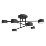 Emibig Deckenleuchte Halo Stahl Schwarz | Geeignet für 6x GX53 - Max 8W