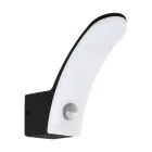 Eglo Wandleuchte Fiumicino Außenbeleuchtung Aluminium Schwarz 11.5W 1200lm - 830 Warmweiß