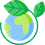 Logo Erde bunt